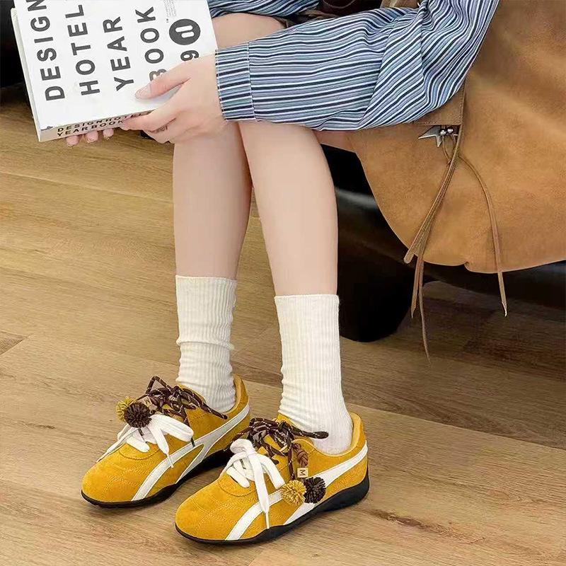 Meilaide Vintage Flip-Up Sporty Casual Shoes with Inner Height Boost for Women - Ins Style