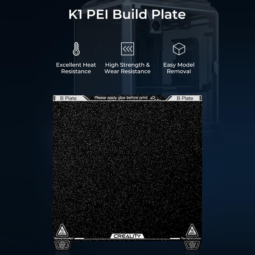 Комплект сборочных пластин Creality K1 PEI 235x235 мм Платформа для печати с превосходной термостойкостью Легкость