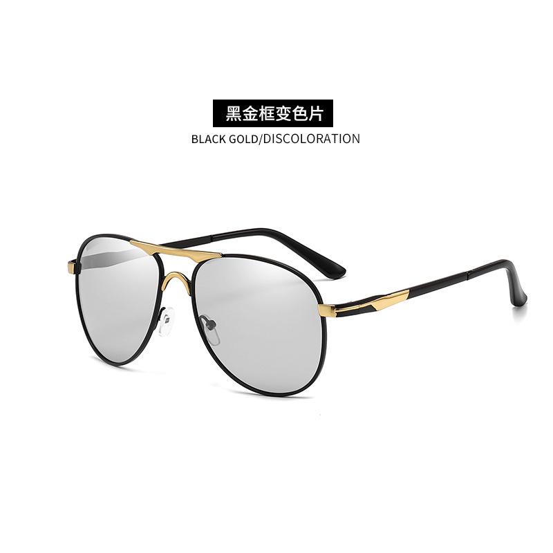 Классические поляризованные солнцезащитные очки с изменяемым цветом, мужские очки для вождения, очки-жабы для вождения 8722