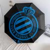 1 PC Automatic Folding Umbrella - Club Brugge KV Custom Name Pattern, Portable & Foldable Design with 8 Ribs, Christmas Birthday Gifts