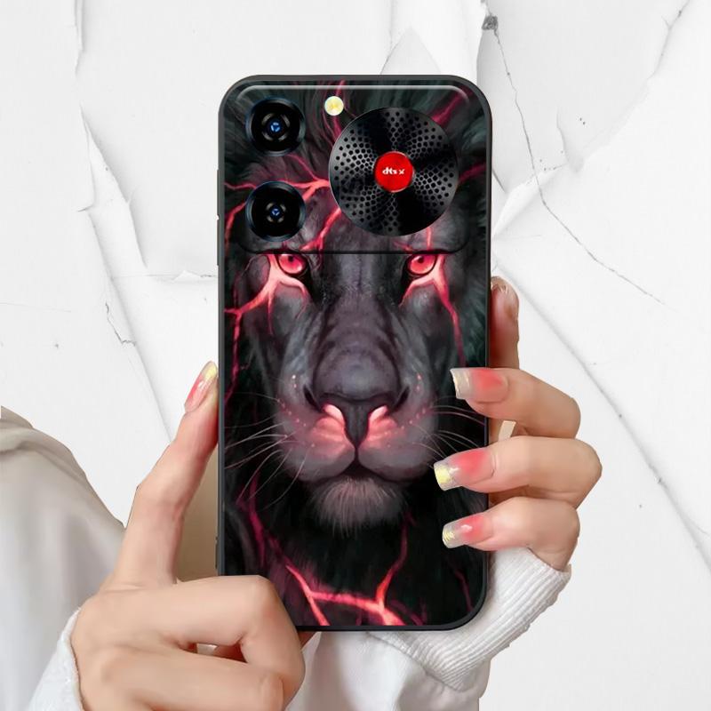 Cartoon Astronaut Phone Case For ZTE Nubia Music Cover Soft TPU Protective Shell For Nubia Music Cases Z2353 Black Silicone Capa