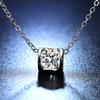 Fashion Accessories Angel's Kiss Simulation Moissanite One Carat Necklace Pendant Collarbone Chain