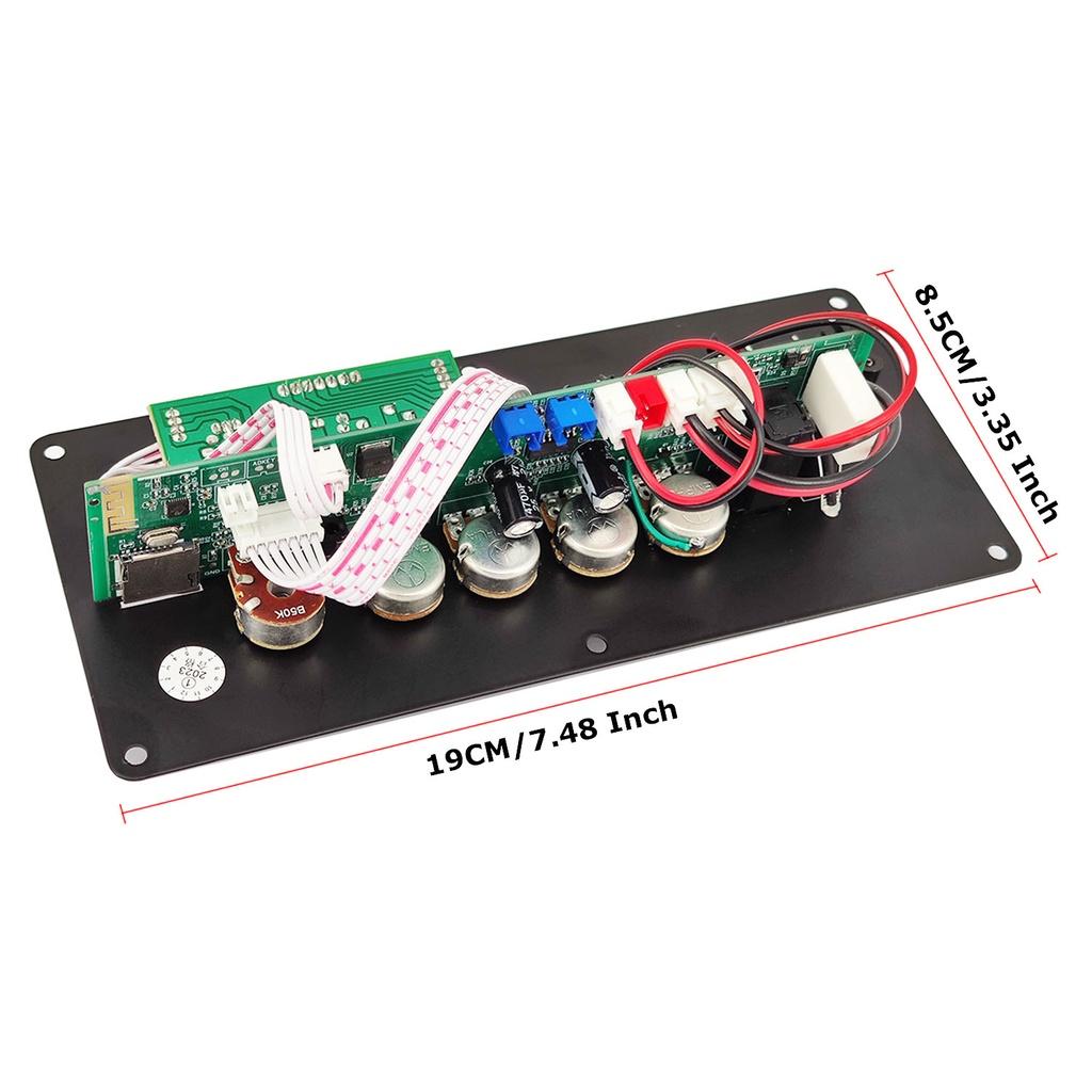 Плата усилителя 7,4 В, квадратный танец, 40 Вт, усилитель динамика, поддержка Bluetooth AUX U-диска, запись на домашний кинотеатр, сделай сам, бас, высокие частоты