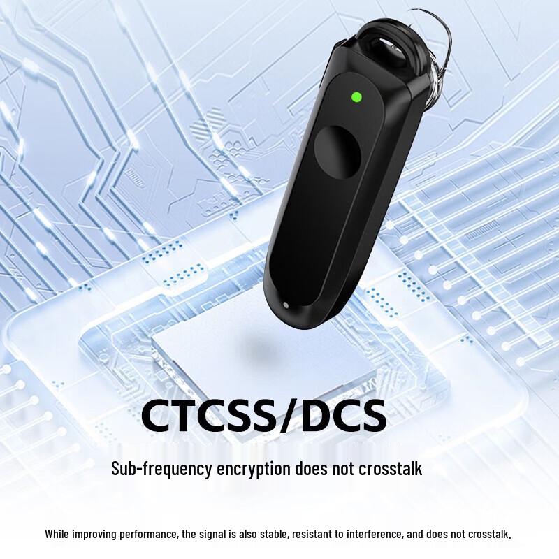 Guomi Mini Bluetooth Ear-Hook Two-Way Radio (CN version)