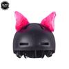 Наклейка для укладки шлема, украшение для косплея, аксессуары для шлема, 2 шт./пара, милый мотоциклетный шлем, плюшевые кошачьи уши, декор