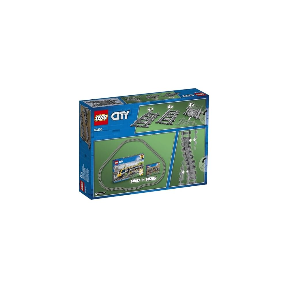 LEGO City Rail Set Building Blocks Toy for Kids Ages 5-8 Educational Gift