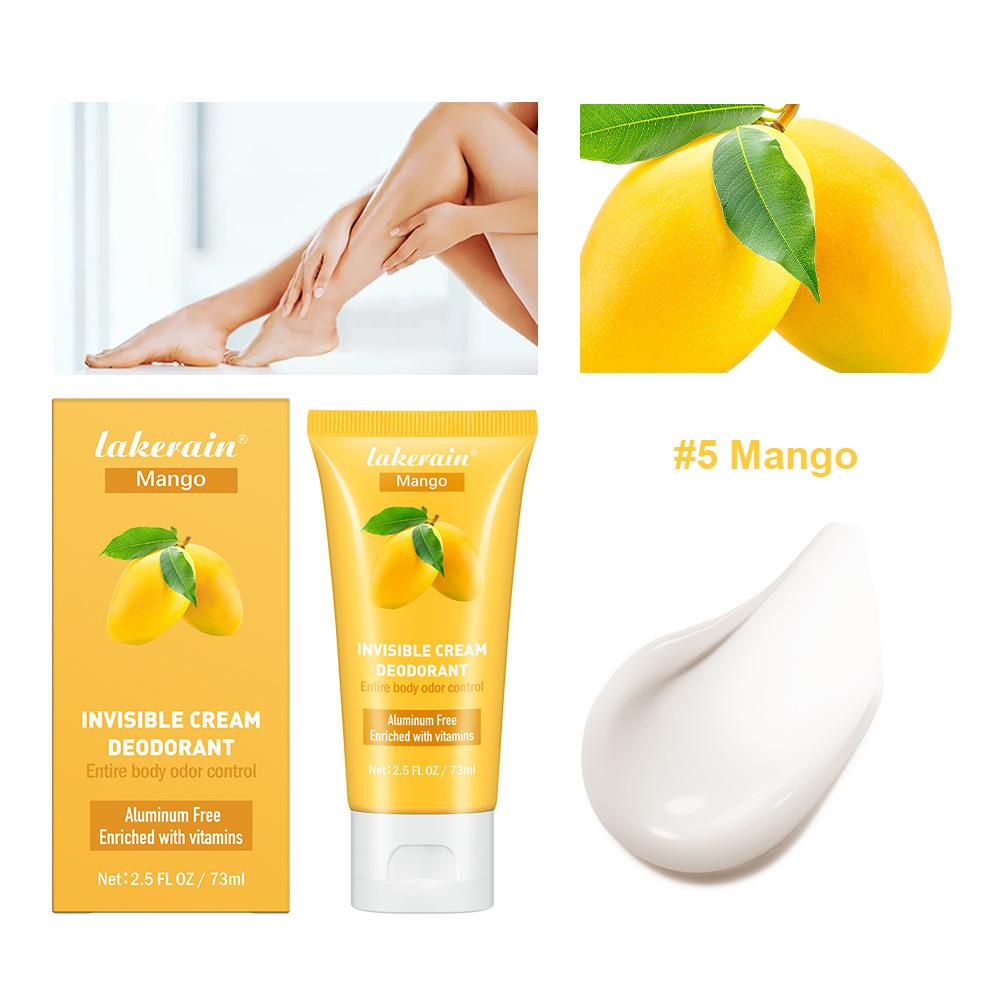 6 Types Of Fruit Flavored Women's Deodorant Cream Suitable For Refreshing Skin Under The Body And Armpits, Enjoying The Summer