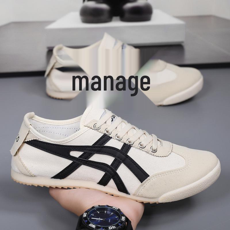 Унисекс Кеды-лоферы из парусины Forrest Gump - Белая повседневная обувь для студентов