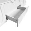 180 cm White TV Cabinet with Wooden Legs – A minimalist TV cabinet with storage space, unique design and flexible storage options.