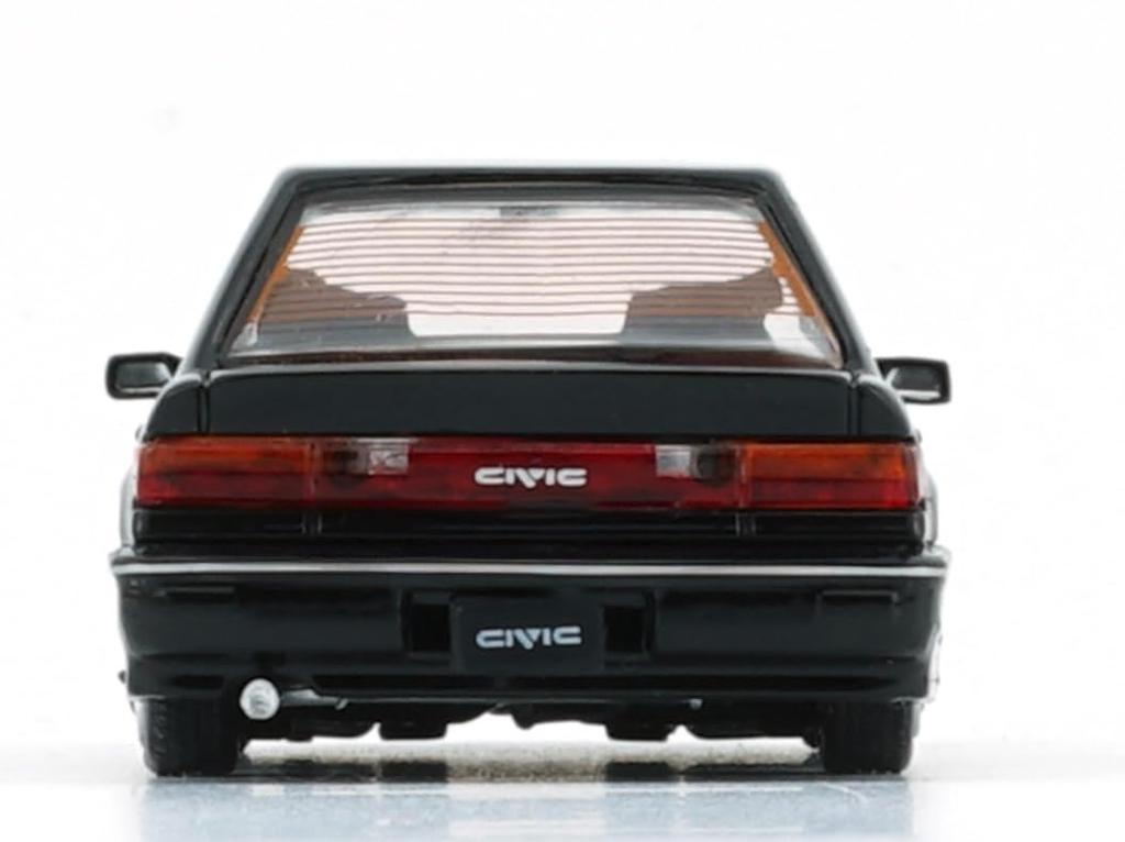 BM CREATIONS Honda Civic EF2 1991 Черный Готовый Модель 1/64 (Правый руль)