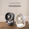 USB Charging Desktop Air Circulator Fan with Display and Auto Oscillation