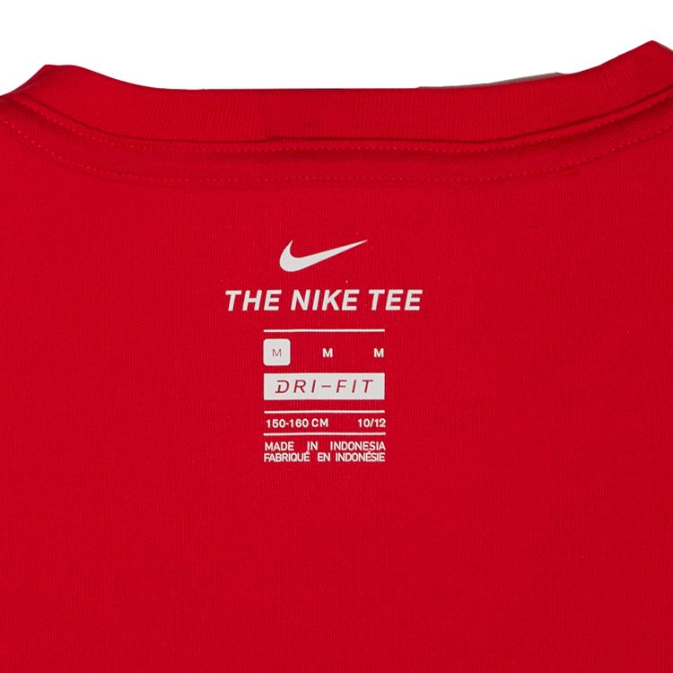 Nike Футболка с логотипом NBA Chicago Bulls, удобная, дышащая, с коротким рукавом, для детей, красная 3Z2B7BBWZ-BUL