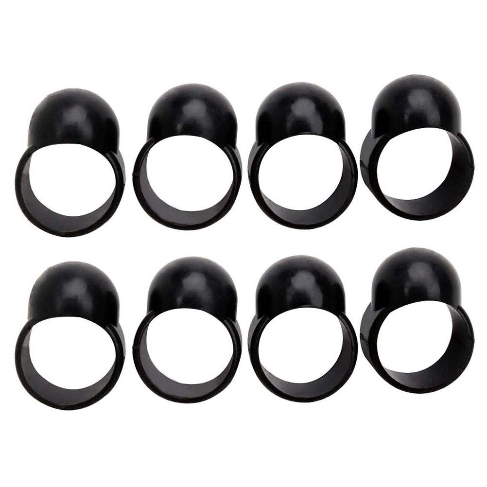 8Pcs Tongue Drum Finger Cover Organic Silicone Knocking Playing Sleeve for Steel Tongue Drum Percussion Instrument Accessories