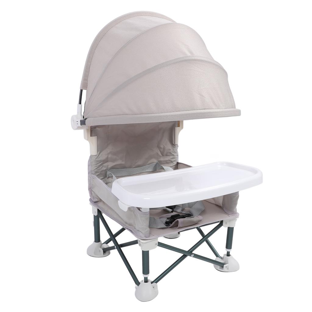 Портативное детское сиденье со съемным подносом и ремнем безопасности для детей. Складное детское сиденье-бустер для путешествий.