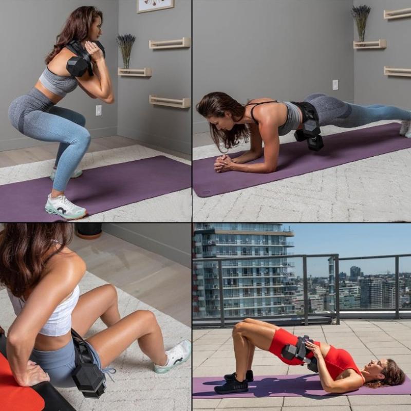 Adjustable Resistance Ergonomic Design Exercise Hip Thrust Hip Training Belt Weighted Belt Weighted Waist Training Belt