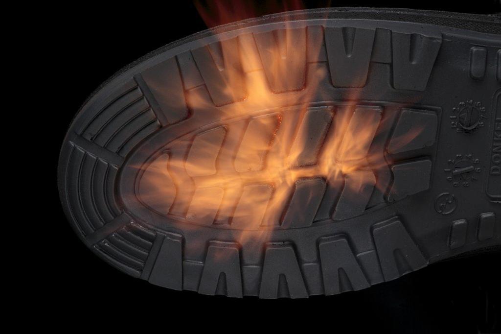 Safety Long Top Rubber Slip Fire Spread JIS T8101 Leather Type S Passed Black [Donkel] Shoes, Boots, 2-Layer Sole, Resistant, Resistant, E/F R2-04T