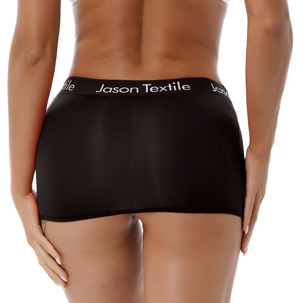 Женская полупрозрачная эластичная облегающая мини-юбка, короткие юбки для ночного клуба