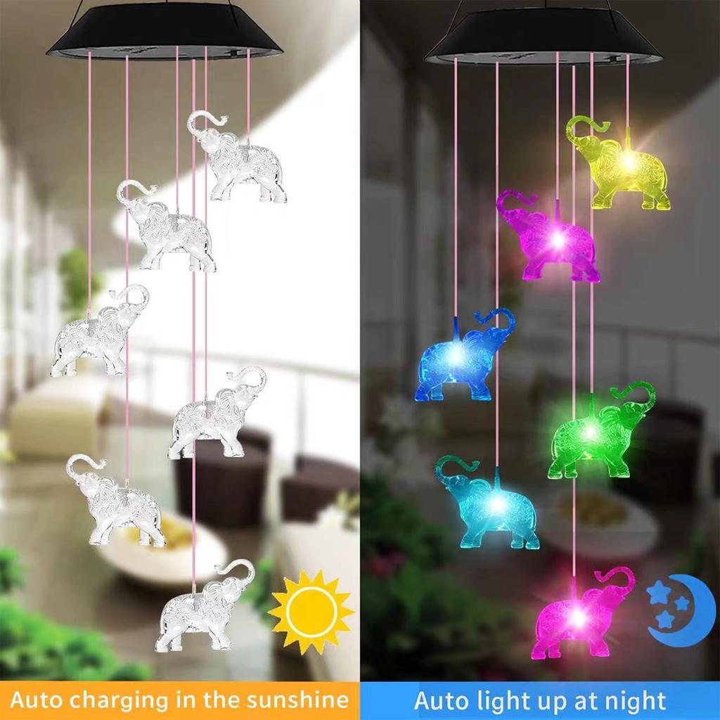 Solar LED Lights Garden Decorative Lights Solar Wind Chime Lights Landscape Lights Outdoor