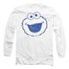 Sesame Street Unisex Adult Cookie Monster Mono Long-Sleeved T-Shirt