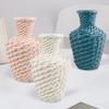 Plant Vase Solid Crack-Resistant Stable Creative Table Nordic Style Plastic Vases for Office