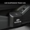 Car Trash Can Storage Box Vehicle Multifunctional Garbage Dust Case For Toyota TRD Corolla Auris Yaris Rav4 CHR Camry40 Prius