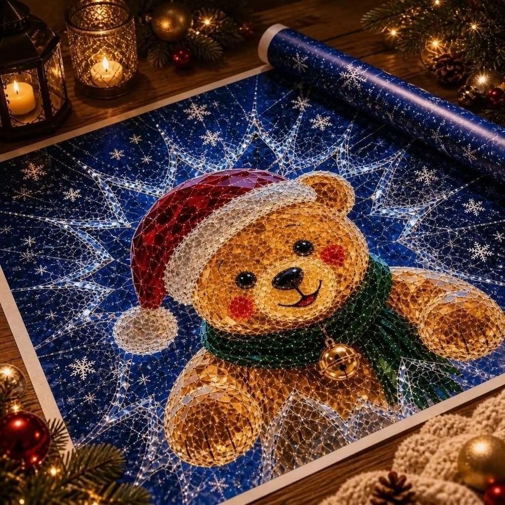 PVC Santa Claus Window Sticker Static Cling Break Window Decor Sticker Glass Doors