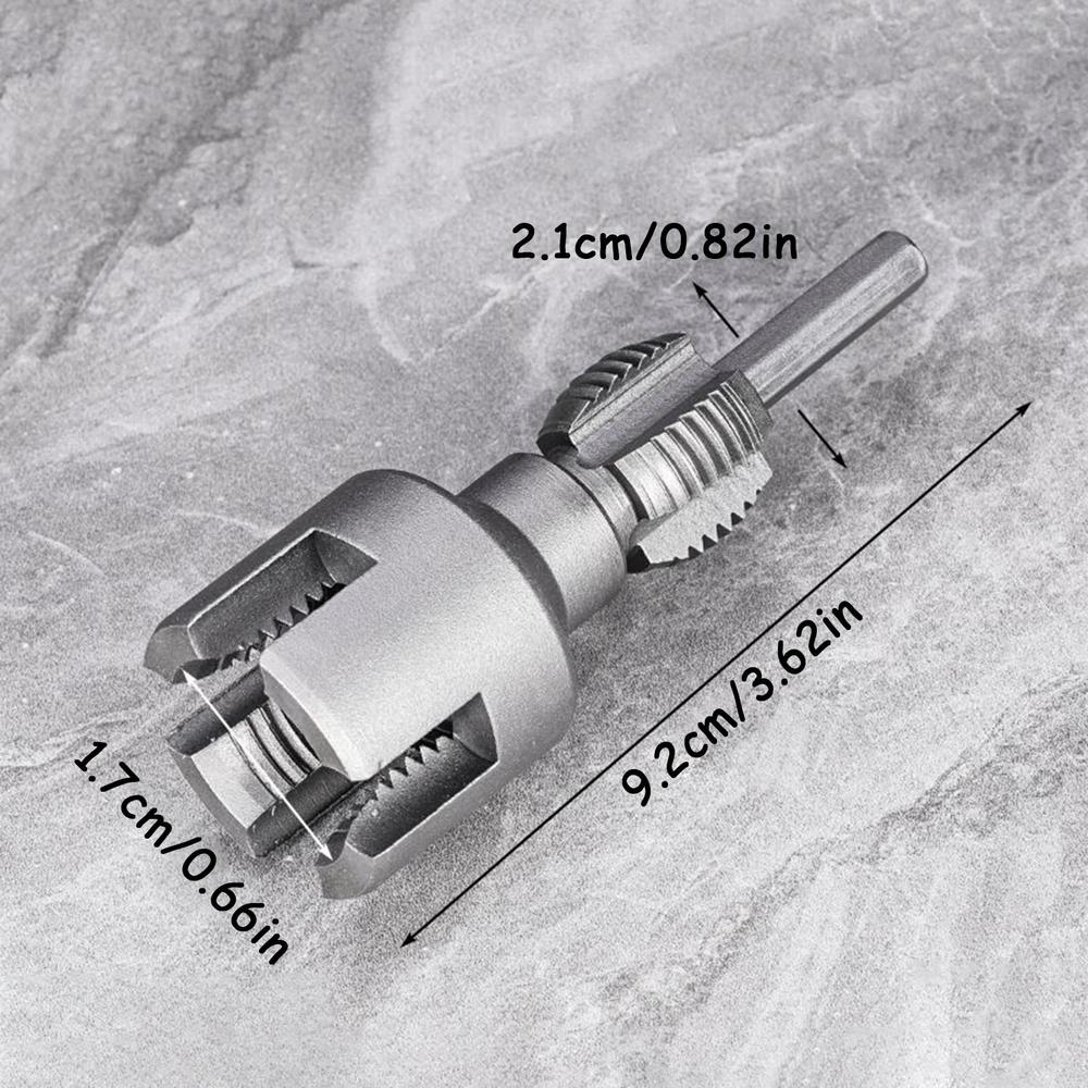 Инструмент для нарезания резьбы на ПВХ трубах Встроенный внутренний внешний резьбонарезчик для ПВХ труб Ручной инструмент для сантехнического обслуживания при ремонте трубопроводов