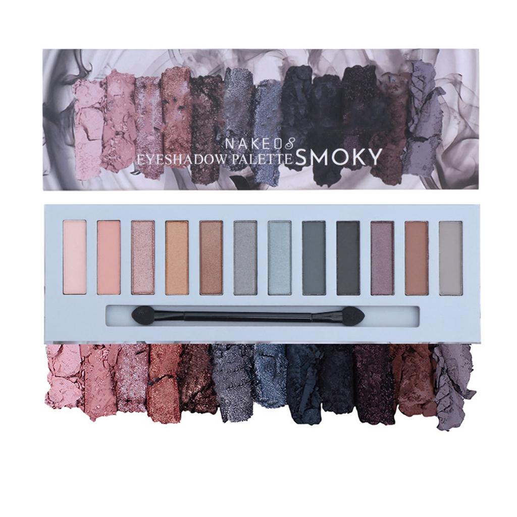 12 Color Eye Shadow Plate Is A Must For Delicate Makeup At Holiday Parties