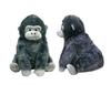 Amuse Kuttarigorilla ST (Black) Plush Toy, Sitting Height Approx. 15cm 703949