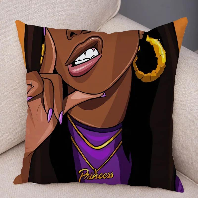 Наволочка для спальни, гостиной, темно-готическая татуировка, сексуальная красивая девушка, декоративная наволочка для дивана, автомобиля