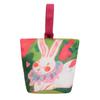 Charming Cartoon Printed Medium Canvas Handbag Unique Bucket Style Mom Bag