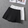 High Waist Black A-Line Skort - Spring/Summer 2022 Fashion Anti-Exposure Versatile Design