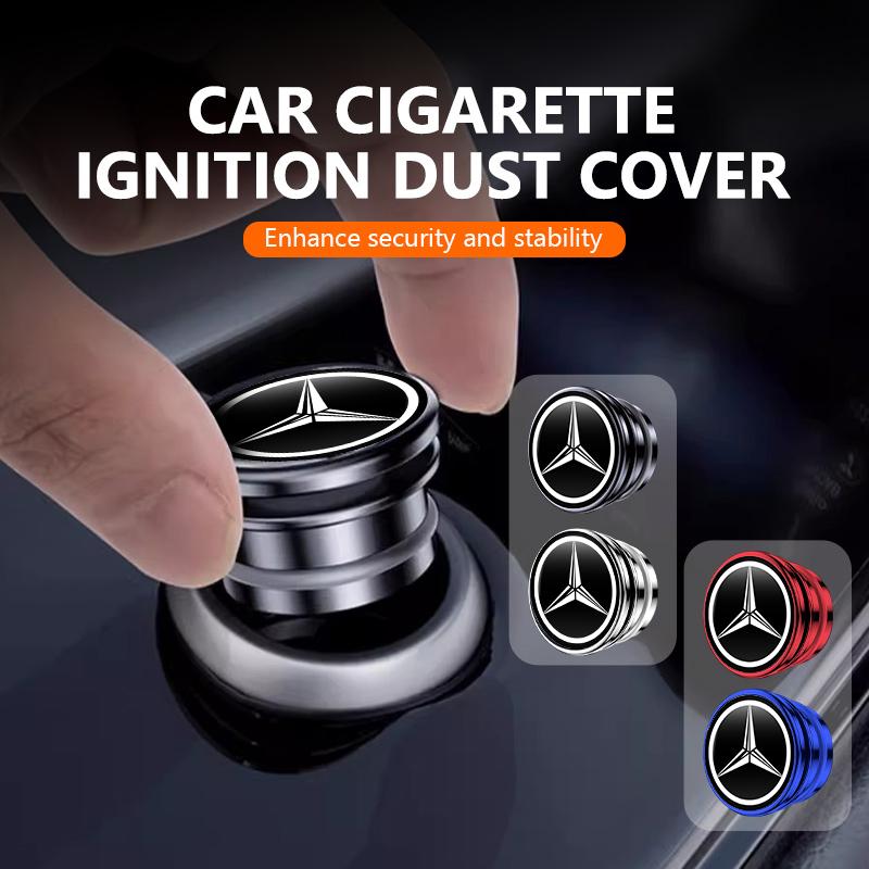FA02Car Cigarette Lighter Dustproof Plug Button Cover Accessories For Mercedes Benz C180 C300 W124 W176 W177 C200 C260 GLC CLE CLA
