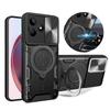 Чехол Realmi C53 4G, противоударный защитный чехол для линз, защитный чехол для Realme C53 C 53 4G RMX3760 6,74 дюйма, автомобильный магнитный держатель, кольцевая крышка