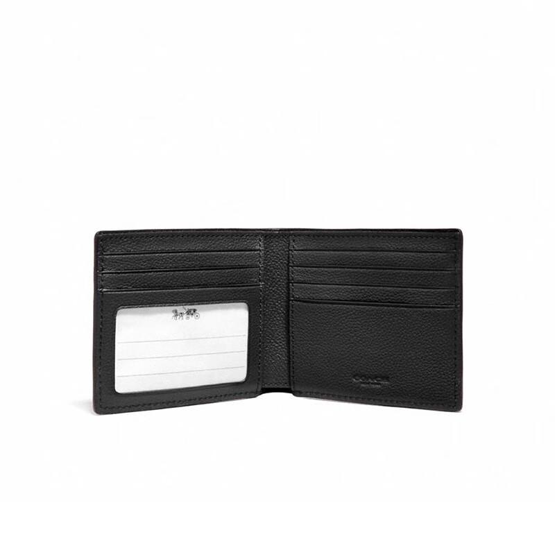 Мужской кошелек-бифолд Coach 67630 с фирменным принтом