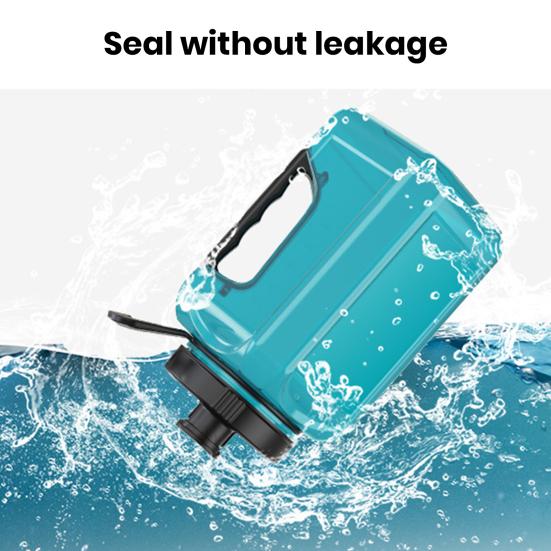 Sports Water Bottle with Handle Food Grade BPA Free Leak-Resistant Wide Opening Design Water Jug Fitness Sports Bottle