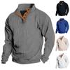 Spring And Men's Standing Collar Sweatshirt Is Outdoor Casual Sweaters Tops