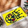 club América Printed Flannel Area Rug Non Slip Soft Polyester Floor Carpet Indoor Decor Mat for Bedroom Living Room Sofa