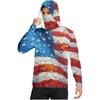 Мужская повседневная толстовка с принтом тай-дай, с длинным рукавом, защита от солнца, пуловер, легкая дышащая ткань, удобная посадка