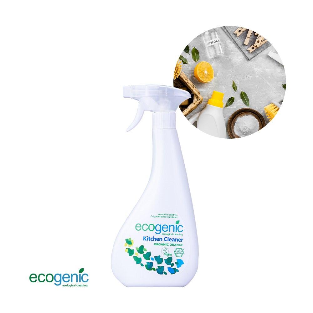Ecogenic, Spray Do Czyszczenia Powierzchni Kuchennych Pomarańcza, 500Ml