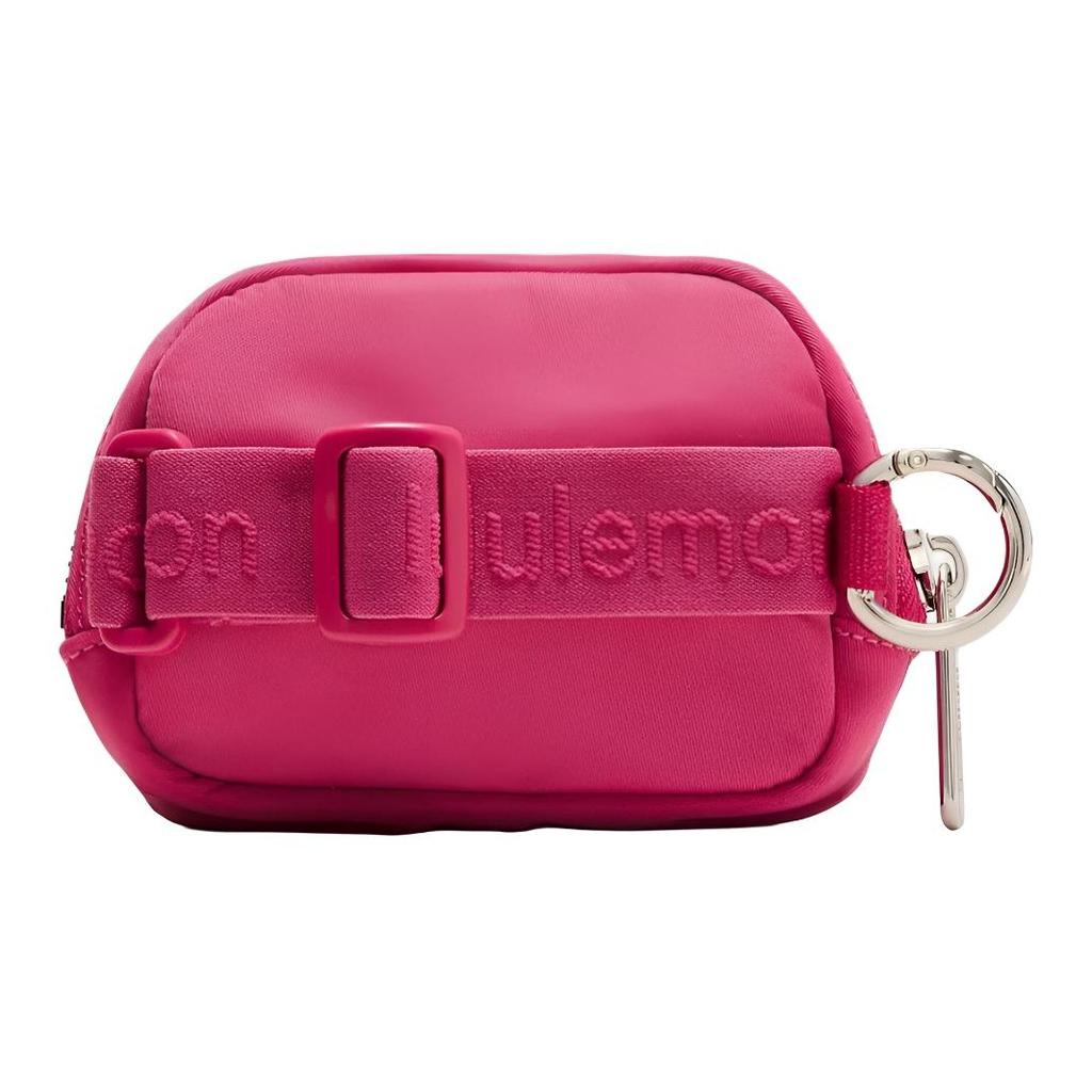 Lululemon Everywhere Sporty Versatile Minimalist Nylon Wallet Nano Unisex Wallet Raspberry LU9C17S-062220