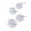 DIY Crafts Silicone Mold Hexagonal Jewelry Box Molds Silicone Candle Cup Molds Perfect for Jewelry Box Storage Container