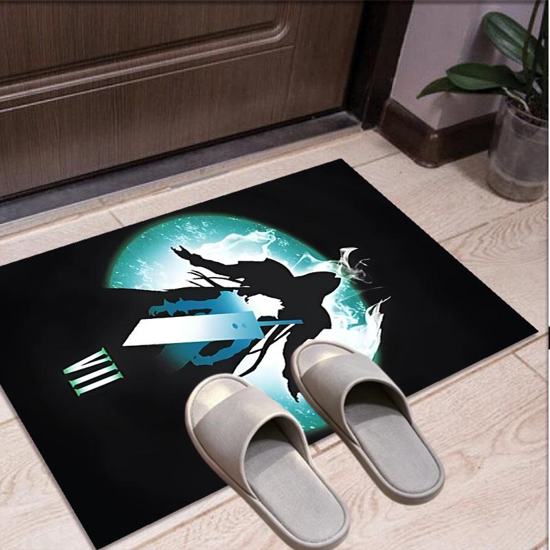 Final Fantasy Pattern Rug, Indoor/Outdoor Mat, for Picnic, Gameroom, Bedroom, Office, Living Room, Home Decor Carpet, Birthday Gift