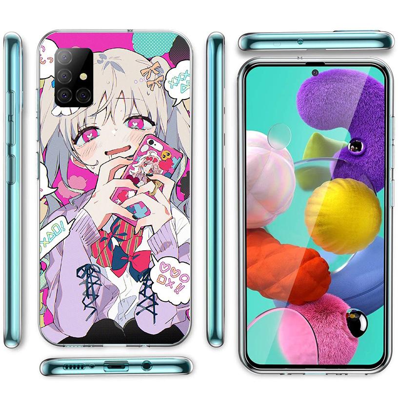 Cute Anime Girl INS Phone Case For Samsung Galaxy A52 A32 A22 A12 A51 A31 A50S A30S A20S A10S Note 20 Ultra 10 Plus S10 A72 A71