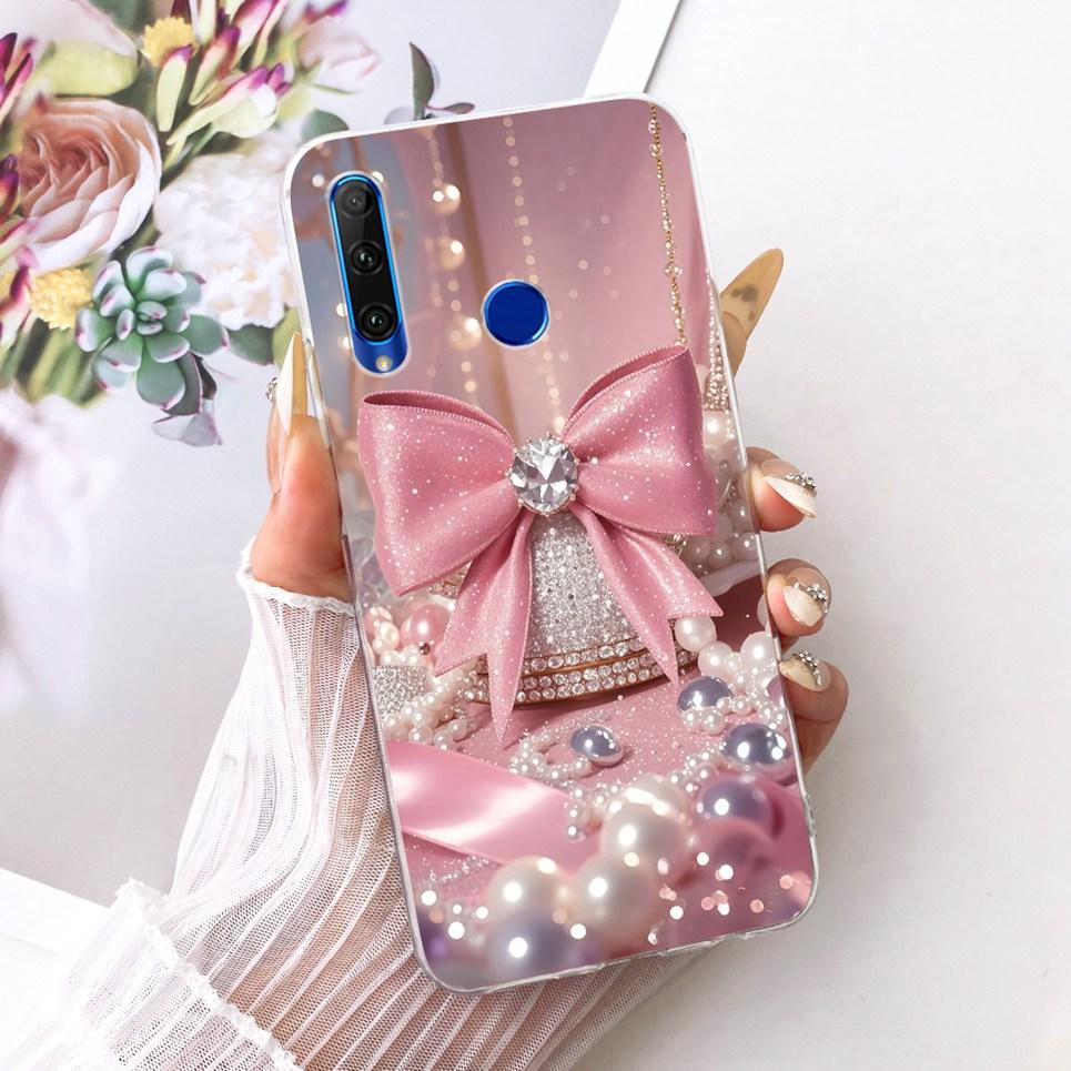 Flower Butterfly Bow Pattern Casing For Honor 10i 10 Lite Back Cover Clear Soft Silicone Phone Case For Honor 20i 20e 20 Lite