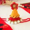 Hand-Crochet Pet Scarves Collars Chinese New Year Cat Bibs Saliva Wipes Small Dog Cat Accessories Spring Festivals Costumes