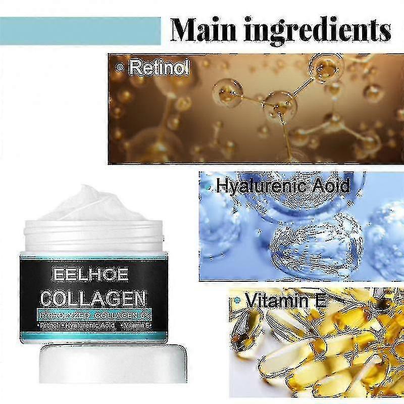 Men Collagen Anti-wrinkle Cream Hyaluronic Remove Wrinkles Moisturizing Anti-aging Firming Lifting Whiten Brightening Face Care-yvan