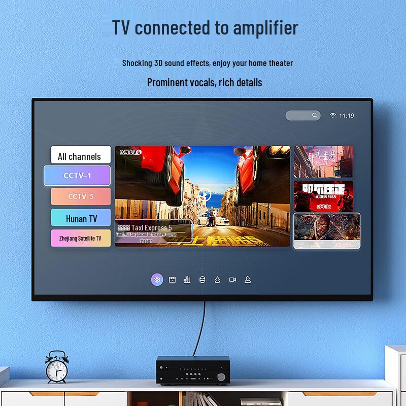 BIAZE Аудио Y-разветвитель 3,5 мм на двойной RCA