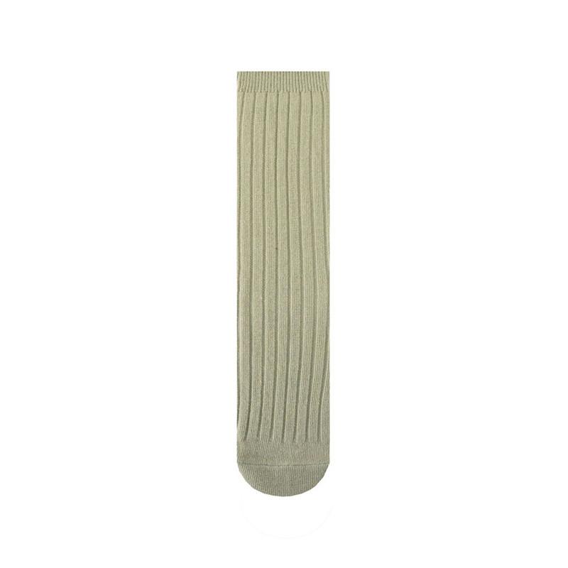 Soft Cotton Ribbed Knee High Socks for Baby Toddler Kids Breathable Solid Long Leg Warmers for Newborn Boys and Girls