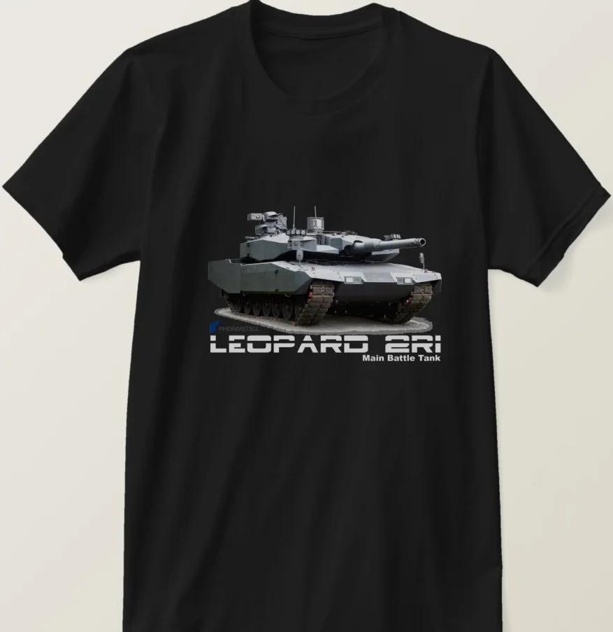 German LEOPARD 2 Revolution Main Battle Tank TShirt Summer Cotton Short Sleeve ONeck Mens T Shirt New S3XL